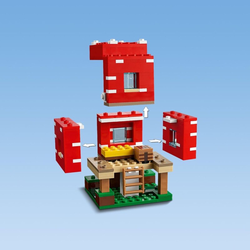 Bloques para armar Lego Minecraft la casa Mushroom 500 pcs 8+ Bloques Para Armar Lego Minecraft La Casa Mushroom 500 Pcs 8+