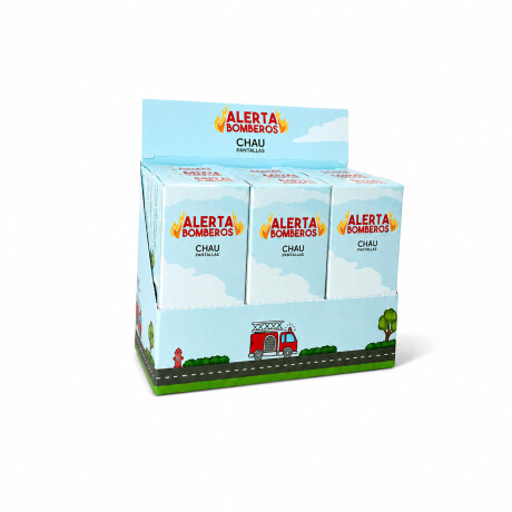 Display 9 Mini juegos de mesa Alerta Bomberos Sc