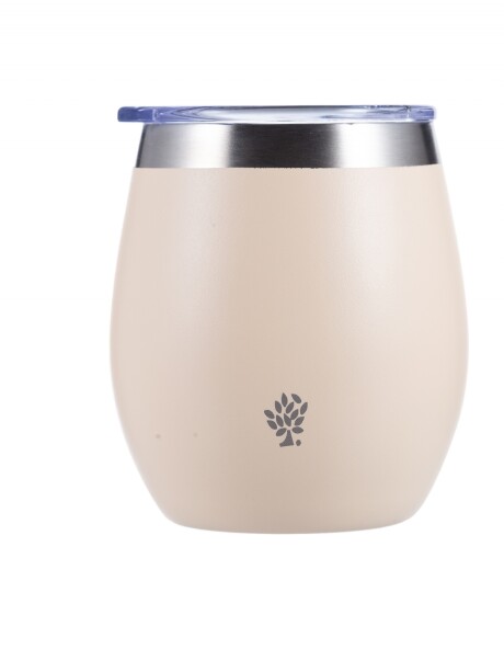 Set Acero 1Lt. Mate con Tapa Taupe