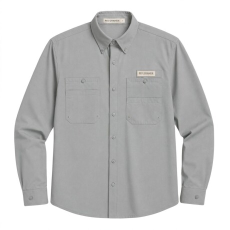 CAMISA MANGA LARGA FISHING GRIS CAMISA MANGA LARGA FISHING GRIS