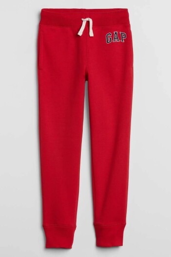 Pantalón Deportivo Logo Con Felpa Gap Niño Pure Red V4
