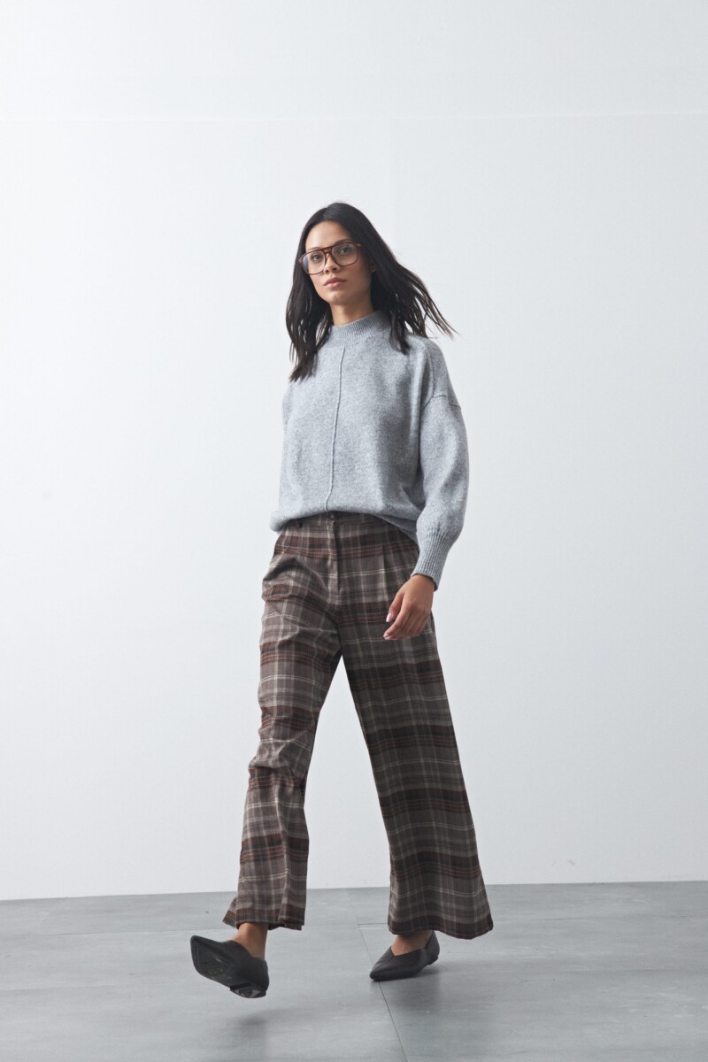 POLERA ISLAND Gris Melange