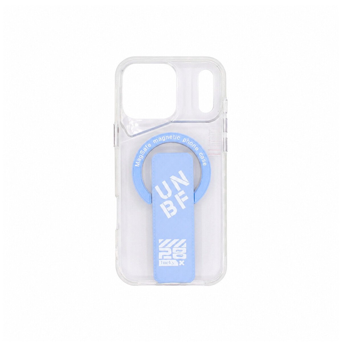 Protector para iPhone 17 Pro Max MagSafe y soporte color azul 