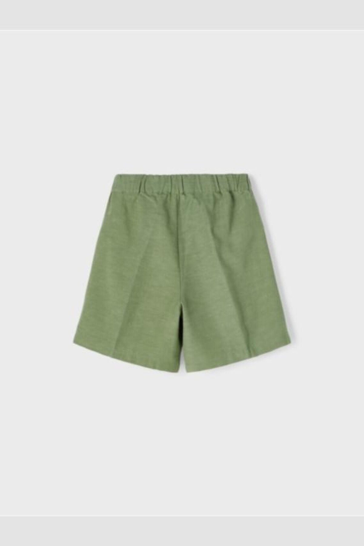 Shorts De Lino Hedge Green