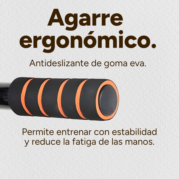 Barra De Dominadas Reforzada Multifunción Pared +Tornillos ® Color Negro