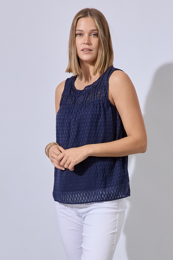 Blusa Gasa Labrada AZUL