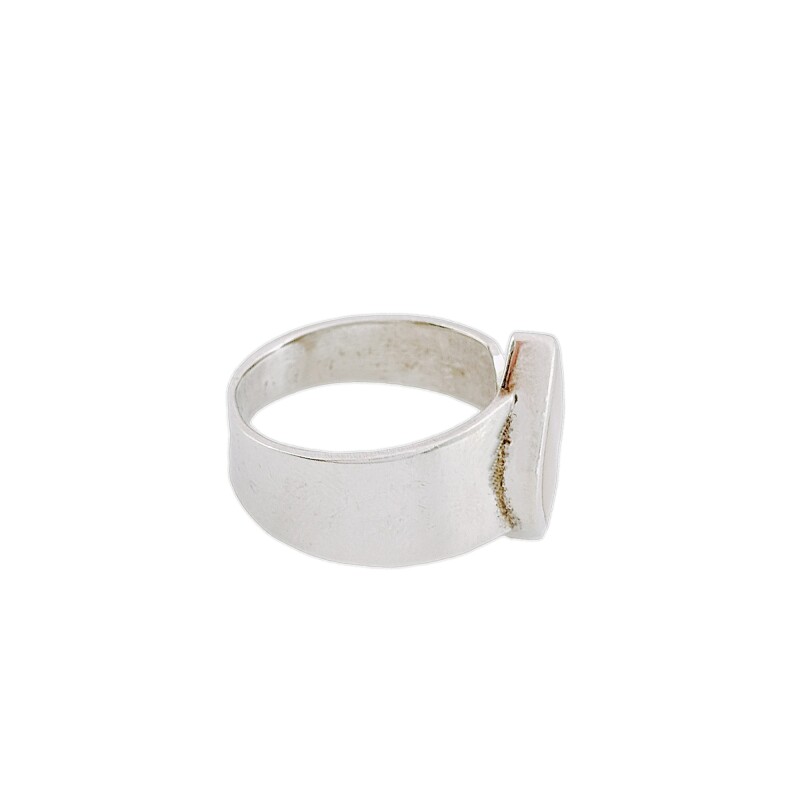 Anillo Oval-Plata 925 Ajustable-Piedra Nacar-AN3366 conpiedra