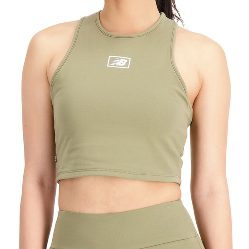 Top New Balance Essentials de Mujer - WB33500CGN Verde