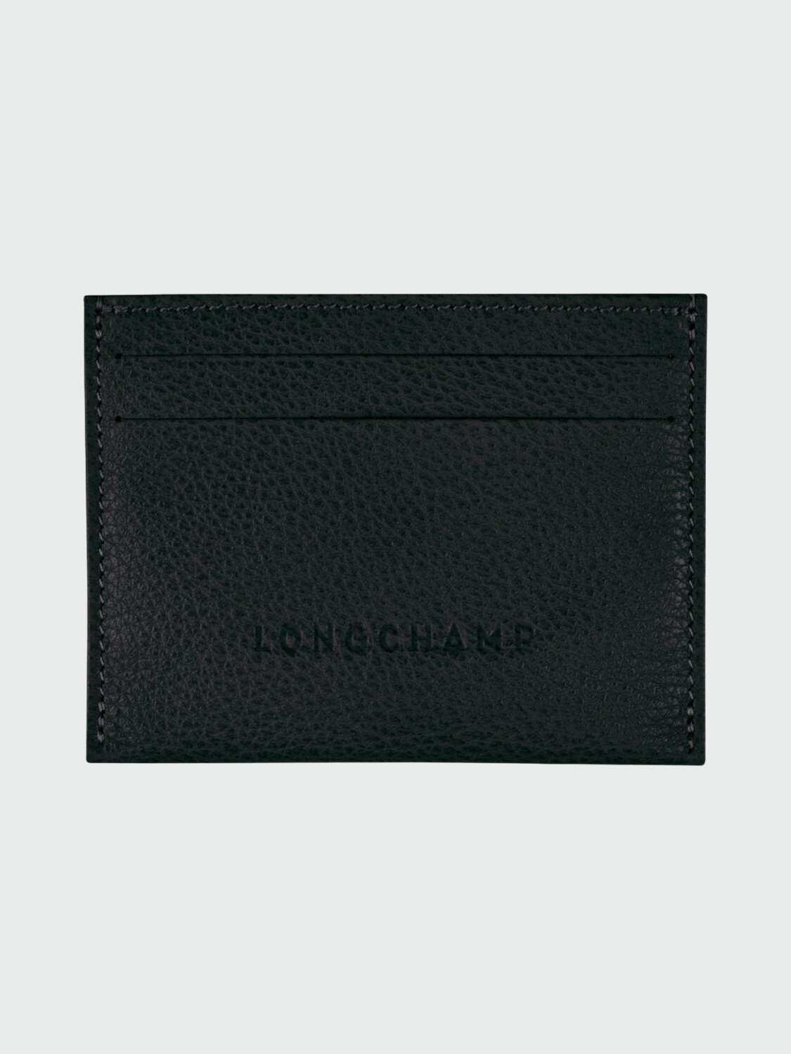 Longchamp- TARJETERO LE FOULONNÉ Negro
