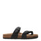 Sandalias de Mujer Freeway Casual Cork 03 Negro (Cuero Graso)