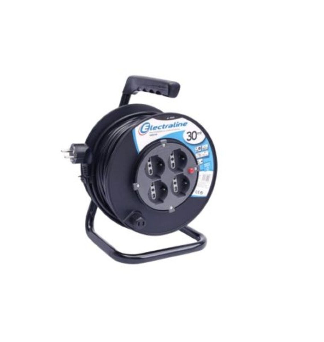 PROLONGADOR C/ENROLLADOR DE CABLE 10 MTS. 