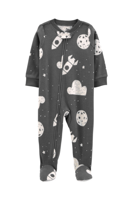 Pijama de Micropolar con Pie Cohetes 0