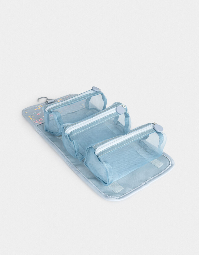 Porta Cosméticos Portacosméticos Desplegable - Estampado Flores