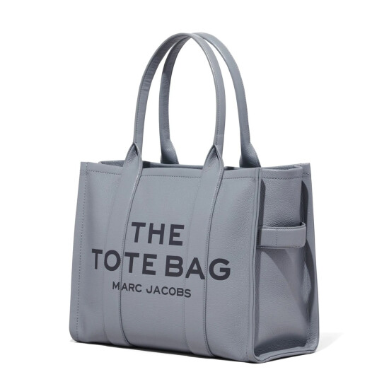 MARC JACOBS - THE LEATHER LARGE TOTE BAG Gris