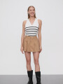 Falda Durala Beige Oscuro