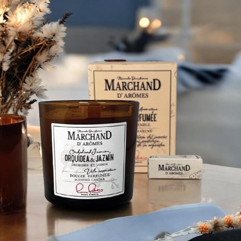 Vela Aromatica de Soja Marchand Verbena & Limon