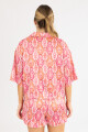 Pink paisley short Rosado