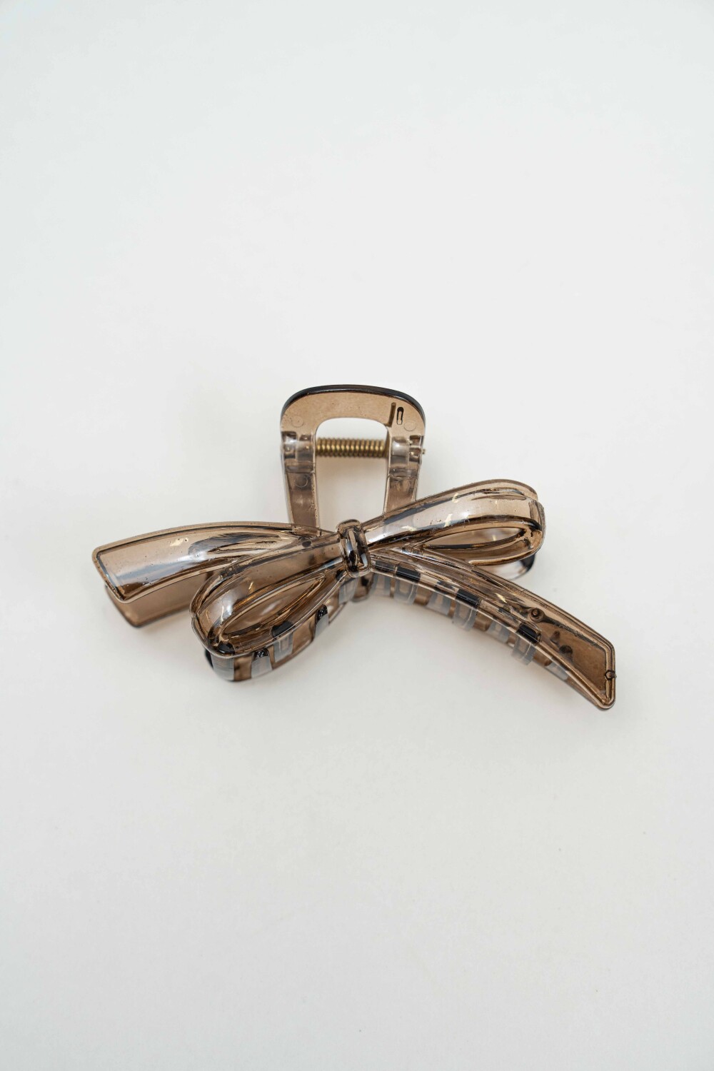 Pinza De Pelo Moño Marron