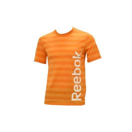 Remera Reebok D01762 Para Niños y Jóvenes Deportiva y Casual Naranja