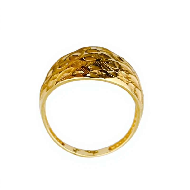 Anillo Labrado-Oro bajo-Sin Piedra-AN8184 sinpiedra