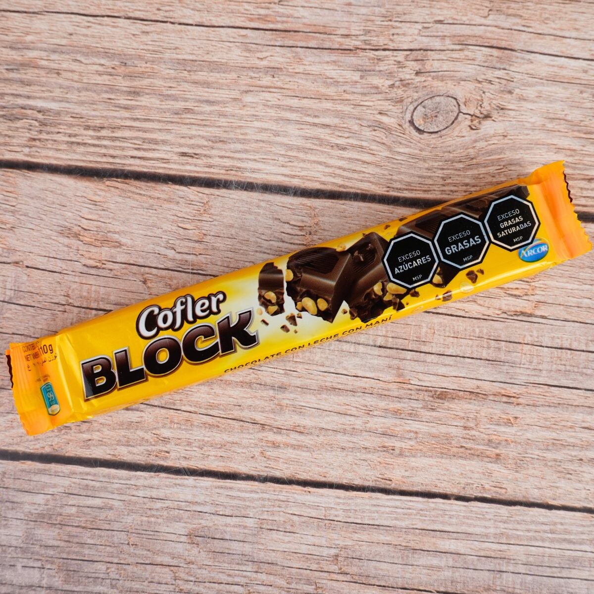 Tableta de chocolate Cofler Block maní 