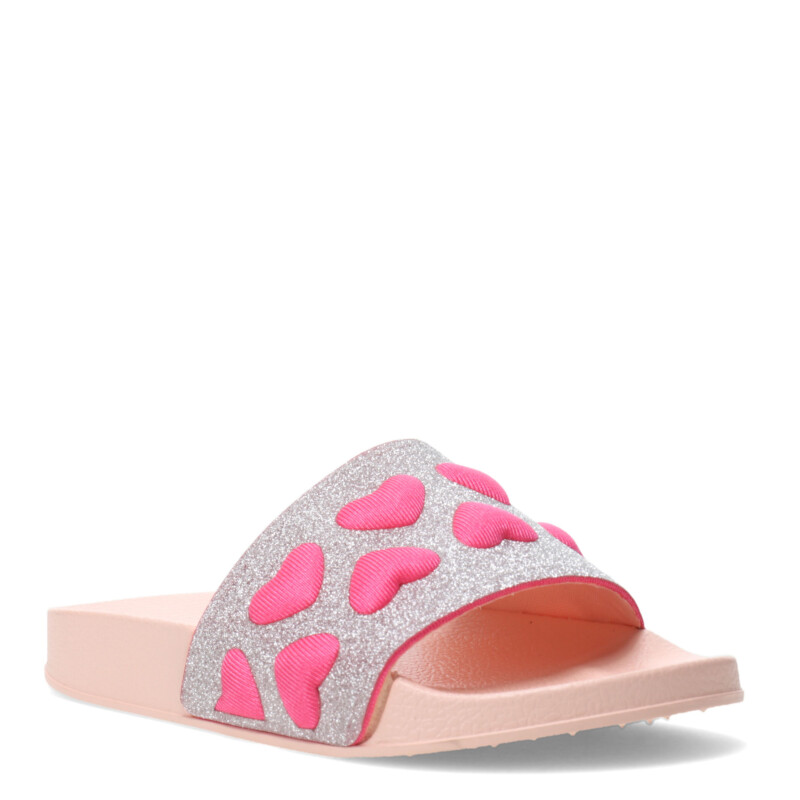 Sandalias de Niña MINI Miss Carol Brui Con Corazones Rosado