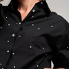 Camisa de dama lisa m/l slowly Black C/br