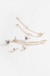Set de 3 caravanas mystic dorado