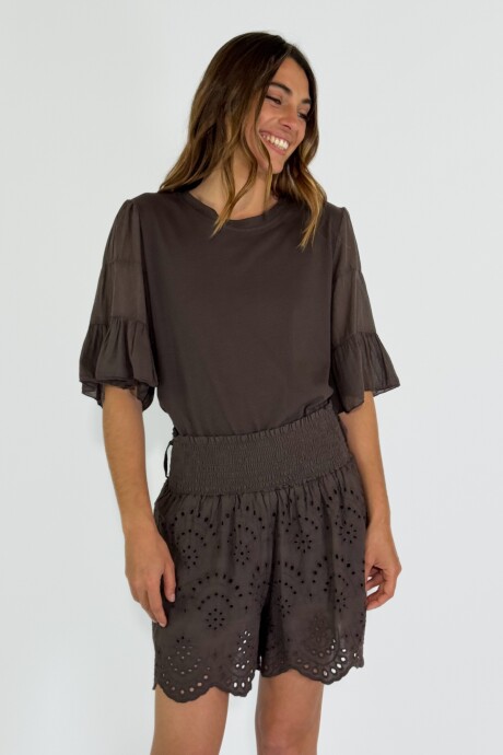 SHORT OTRANTO Chocolate