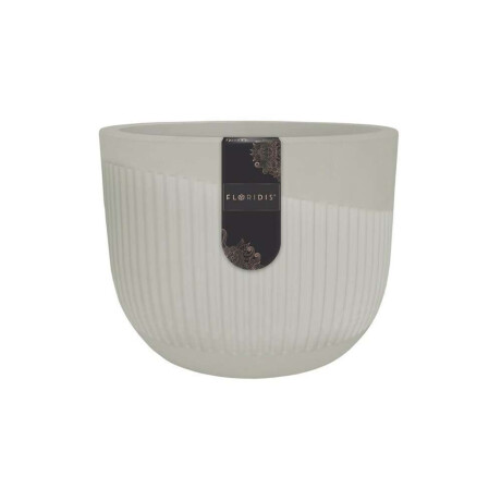 MACETA SPELLO RISCHIO 15X15CM BLANCA