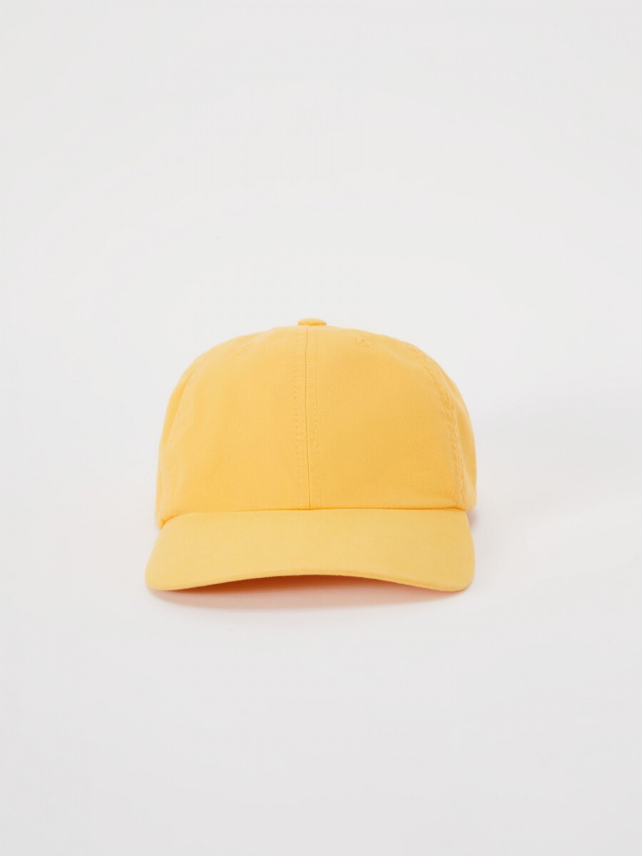 GORRA BÁSICA UNISSEX - AMARILLO 