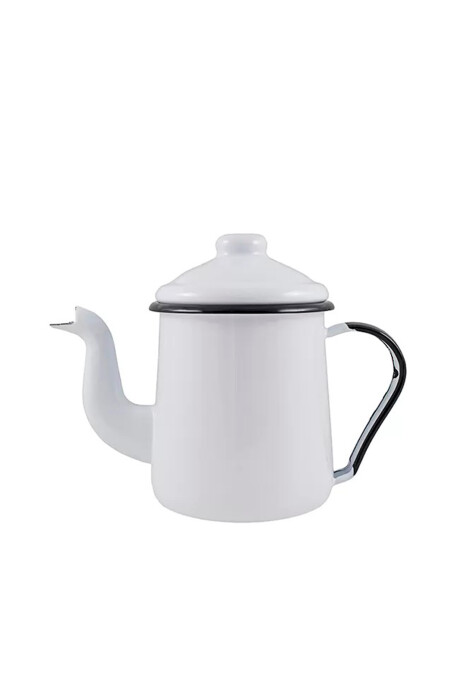 Tetera / Cafetera Enlozada Mediana Blanco