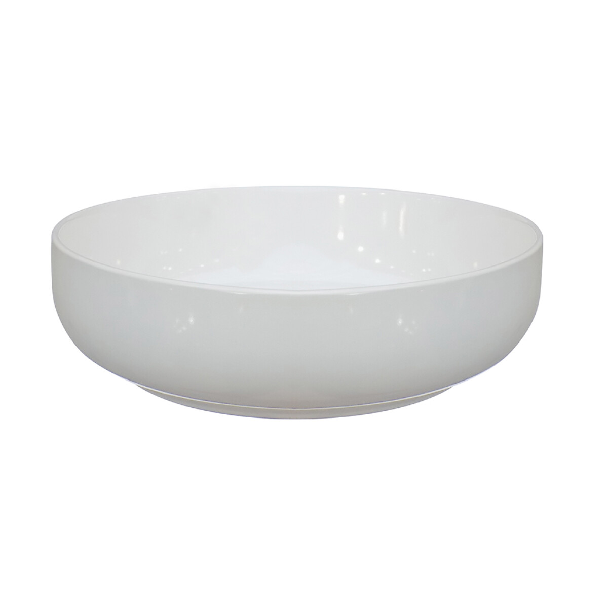 PLATO HONDO 21.5x6CM 1.2L BLANCO LISO 