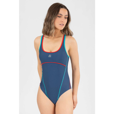 Malla natacion lake Dark night solid