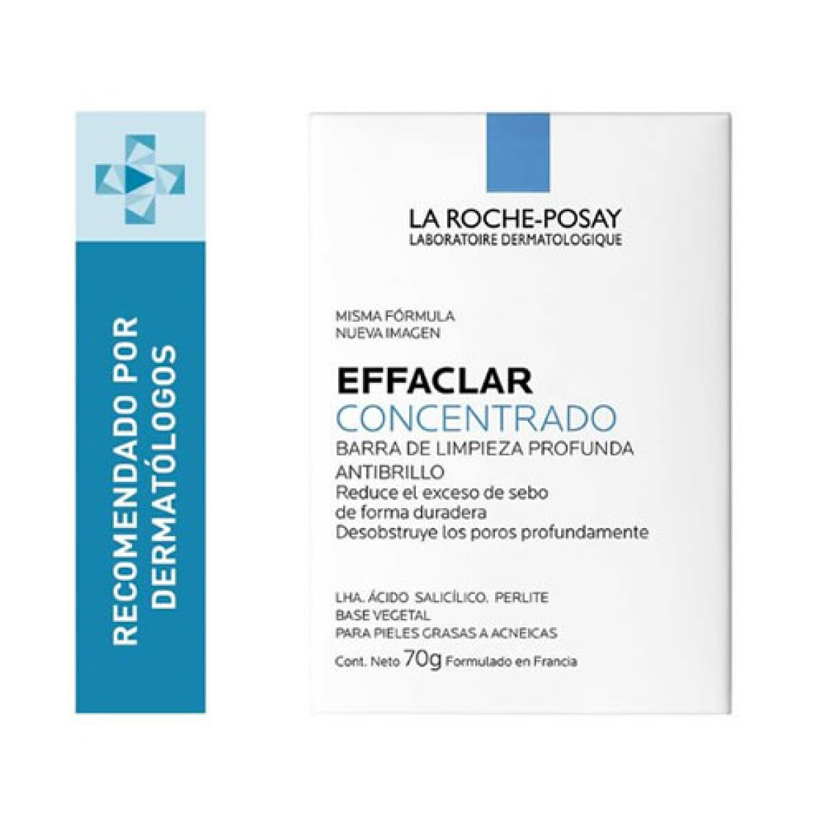 La Roche-Posay Effaclar Jabón Facial 70 g – Limpieza Anti-Acné