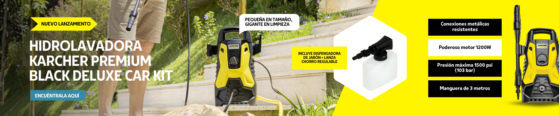 Nuevo Lanzamiento Hidrolavadora Black Deluxe