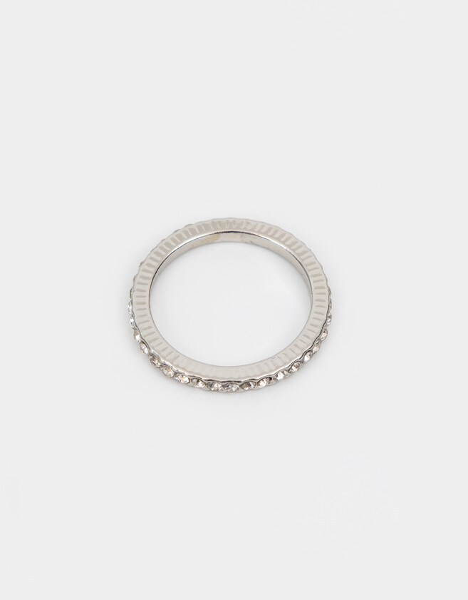 Anillos Chicos Con strass Anillo Con Strass - Plateado