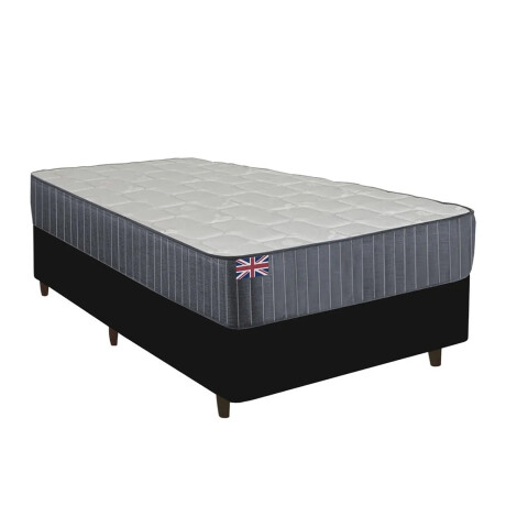 SOMMIER UNA PLAZA 88CM BASE CAMA COLCHÓN REVERSIBLE ANTIÁCAROS SOMMIER UNA PLAZA 88CM BASE CAMA COLCHÓN REVERSIBLE ANTIÁCAROS