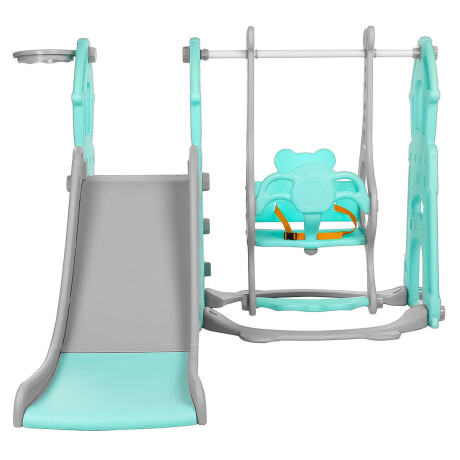Set Infantil Tobogán 3 En 1 C/ Hamaca Y Aro De Basket Pla006003-c