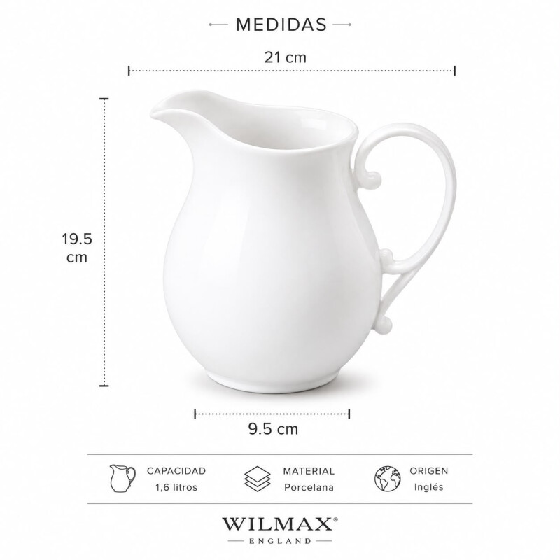 Jarra en Porcelana 1600ml Jarra en Porcelana 1600ml