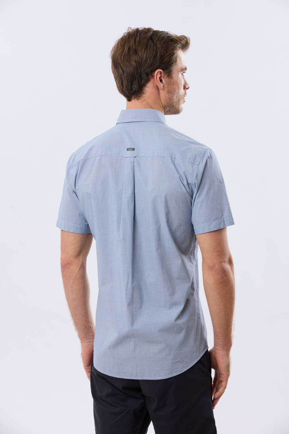 CAMISA CUADROS ALGODÓN Azul