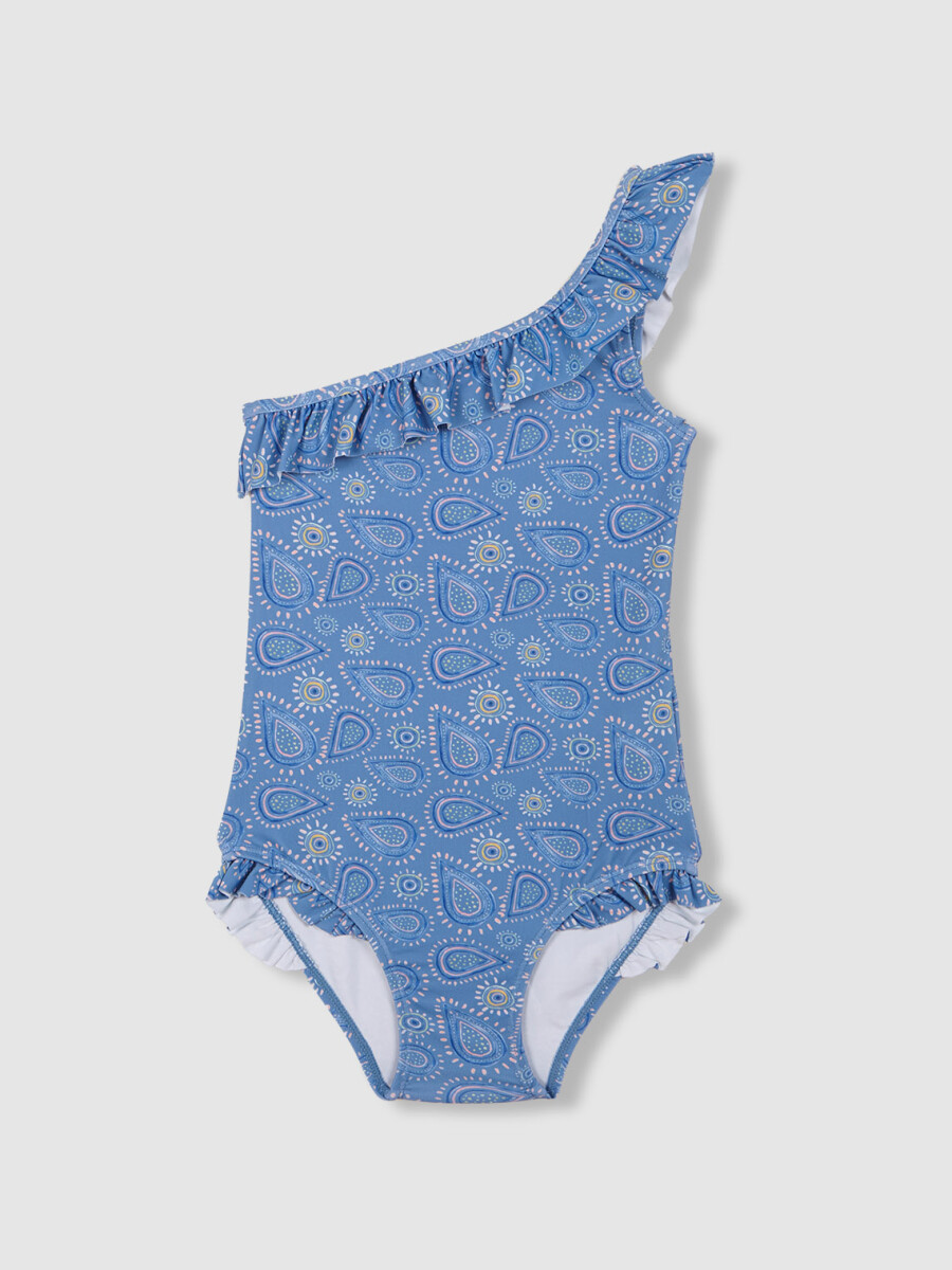 Bañador Estampado Cowboy Azul
