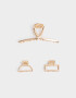 Broches Sets Metallic Set De Broches - Dorado