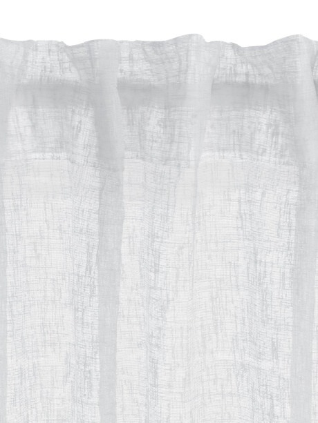 Cortina UNNEN 1x140x300 aspecto lino blanco Cortina UNNEN 1x140x300 aspecto lino blanco