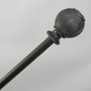 VARA METAL PLATA P/CORTINA 122-218CM Unica