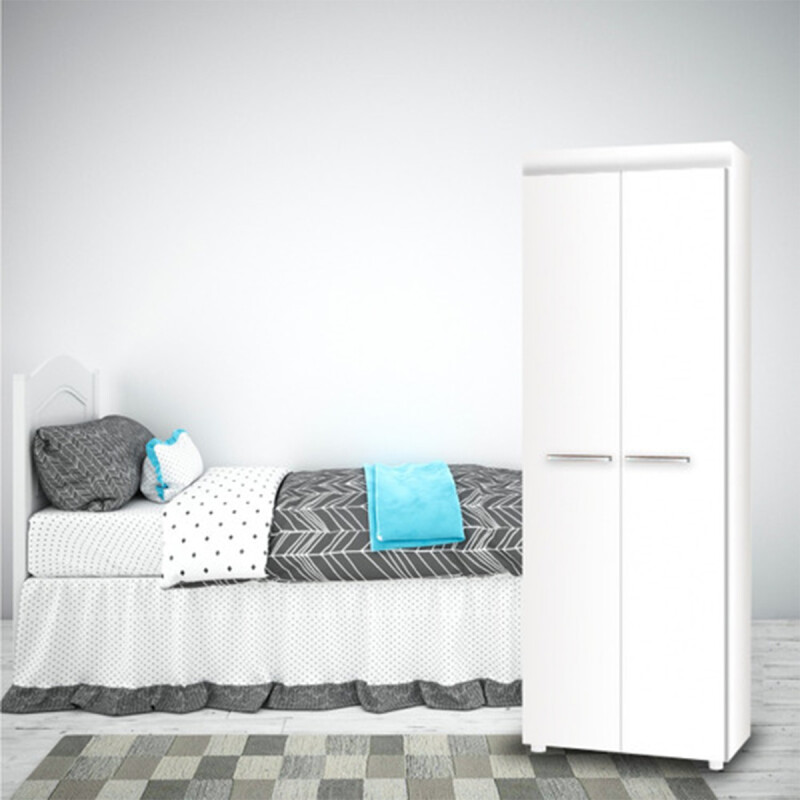 Armario Ropero Multiuso 2 Puertas Biblioteca - La Tentación Color Blanco Armario Ropero Multiuso 2 Puertas Biblioteca - La Tentación Color Blanco