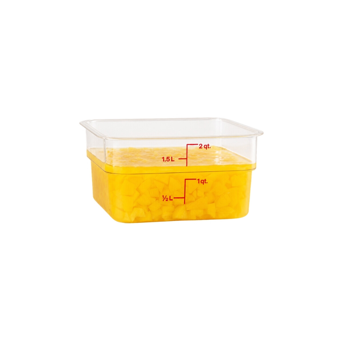 Recipiente Cuadrado Policarbonato 1.9 Litros 