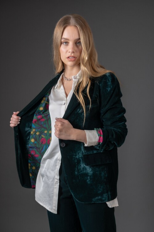 Chaqueta Velvet Verde