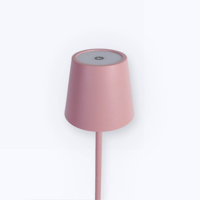 LAMPARA ROSA P/MESA TACTIL C/USB Unica