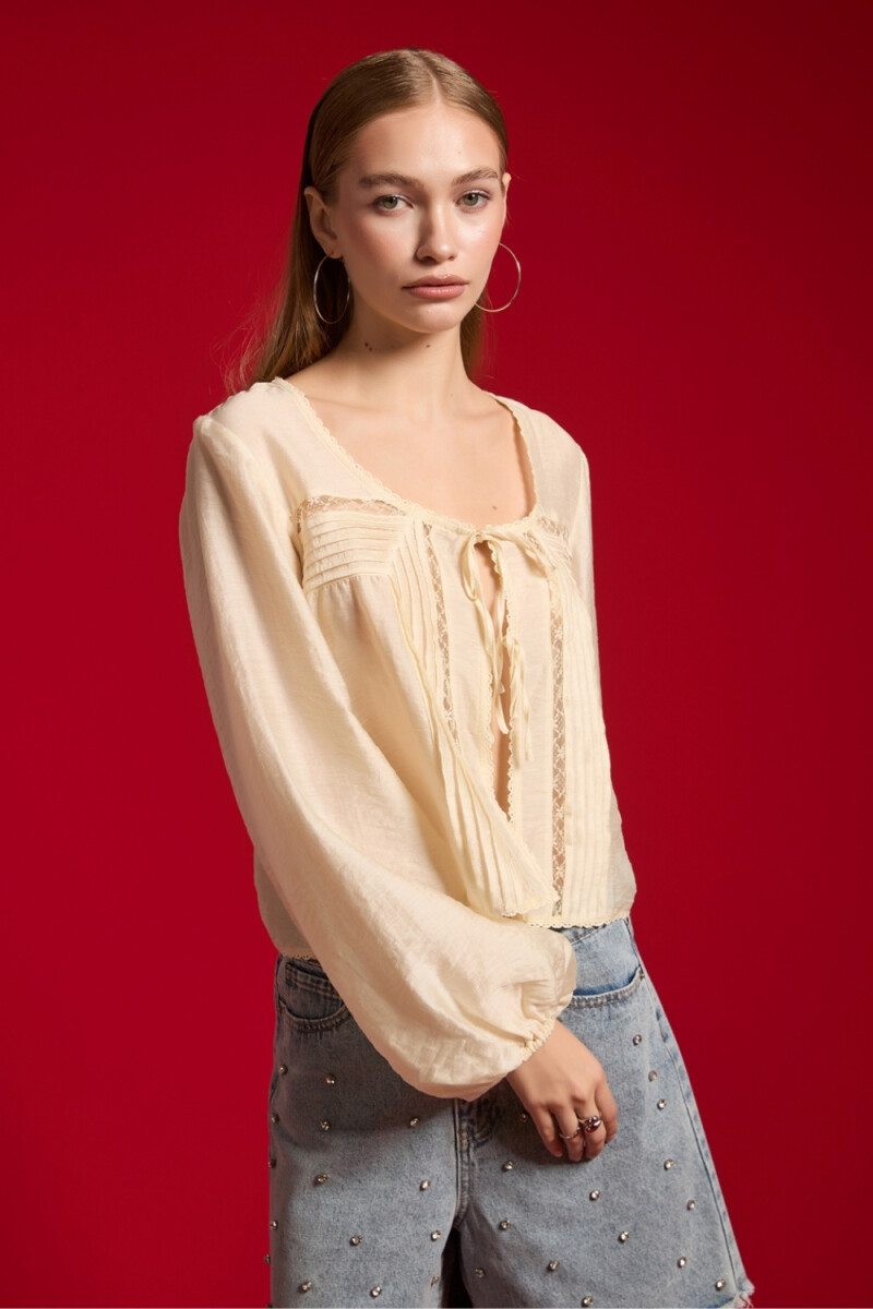 Blusa Ilari - Crudo / Natural 